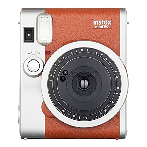instax mini 90 Neo Classic instant camera, Brown - Brown - Single