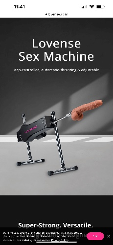  Lovense sex machine app controlled