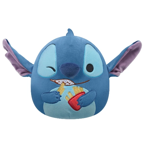 Squishmallows Original Disney 8 inch Stitch Holding French Fries - Child's Ultra Soft Plush Toy