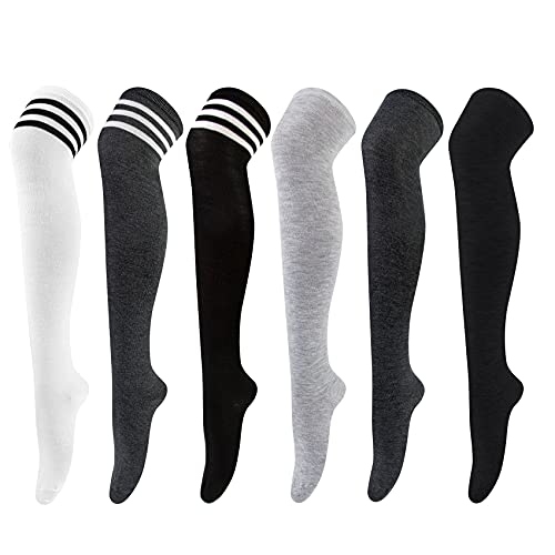 Thigh high socks - 6 pairs