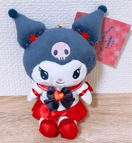 Sailor Moon Eternal Sanrio Kuromi Mars Mascot Holder Plush Doll Ball Chain  | eBay