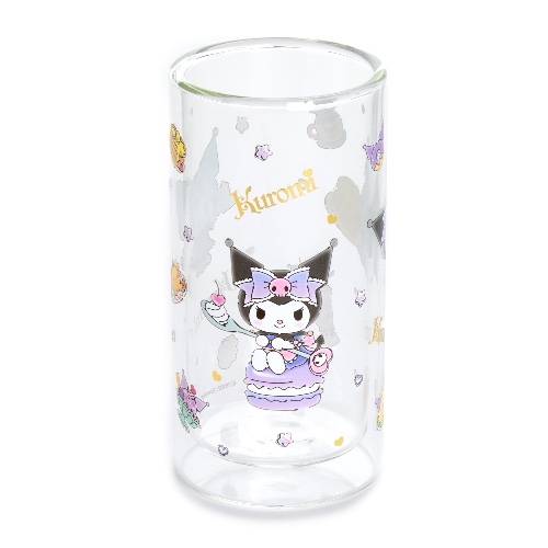 Kuromi Glass Tumbler (Cafe Series) | Default Title