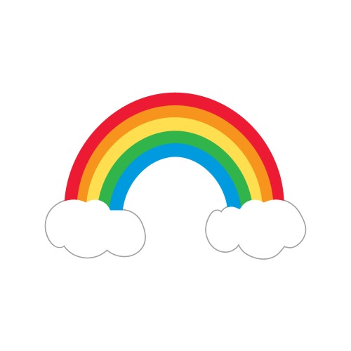 Rainbow Waterproof Sticker | Default Title
