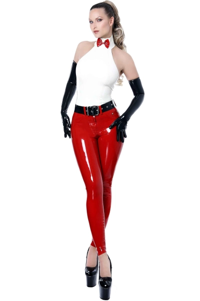Skinny Latex Rubber Jeans