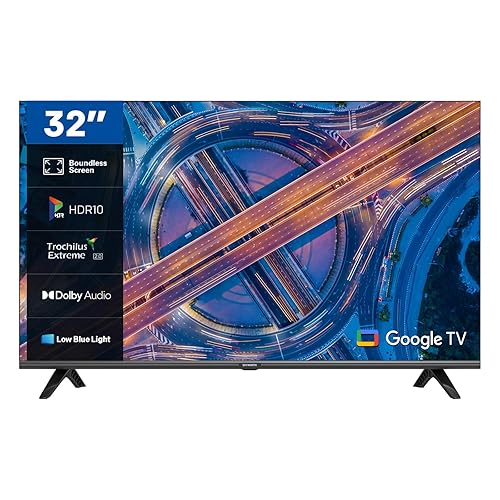 Skyworth 32-inch Smart LED HD Google TV, Streaming Devices, Google Assistant and Chromecast Built-in, HDR, Wi-Fi, Bluetooth, TD7300 Series (32'') - 32''