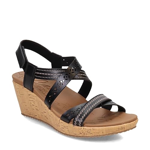 Skechers Women's Beverlee Delicate Glow - 8.5 - Black