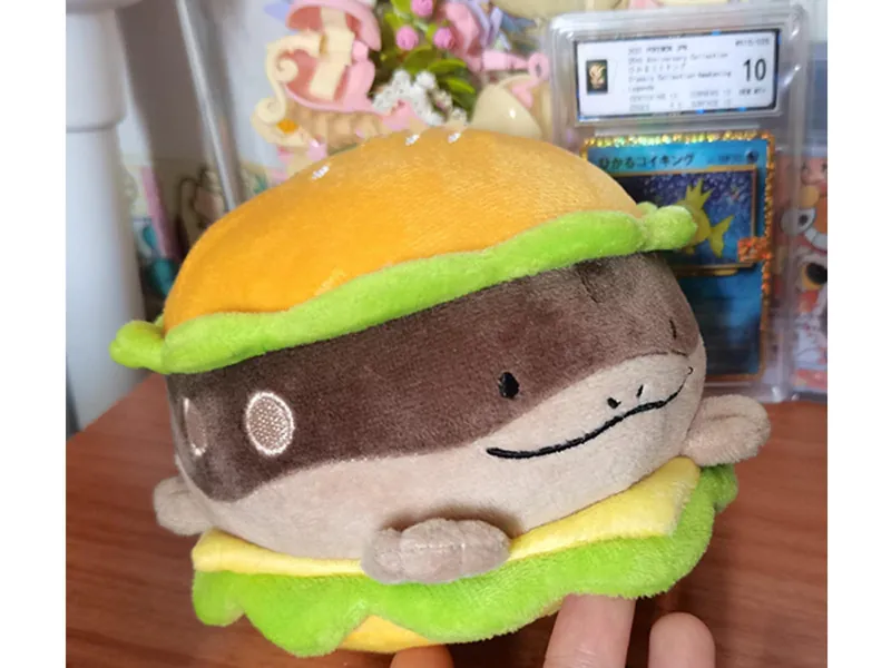 Clodsire Stuffed Pokemon Plush，Burger Clodsire Plush Toy, Pokémon dolls as gifts for anime fans