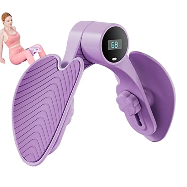 WARDFYT Thigh Master,Thigh Toner,Kegel Exerciser,Pelvic Floor Trainer,Hip Trainer,Inner Thigh Exercise Equipment for Women,Thigh Exerciser for Butt/Arm/Leg with Counter&Resistance Adjustmentt