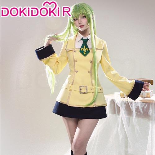 DokiDoki-R Anime Cosplay Costume Yellow Uniform | XL-PRESALE