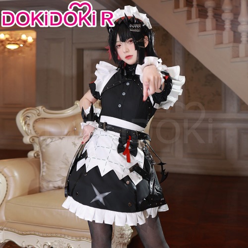 DokiDoki-R Game Zenless Zone Zero Cosplay Ellen Joe Costume Victoria Housekeeping Co. Shark Girl Maid | Costume Only-XL-PRESALE