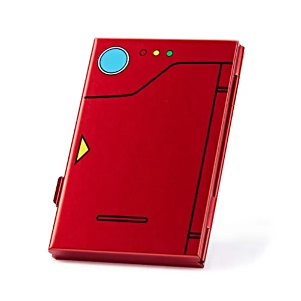 FUNLAB Switch Game Case Compatible with Nintendo Switch(OLED/Lite) Games Holder,Metal Switch Game Card Case with 6 game storage – Red