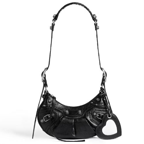 WOMEN'S LE CAGOLE XS SHOULDER BAG IN BLACK