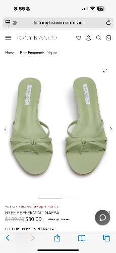 Bree Peppermint Nappa | Peppermint Nappa / 7