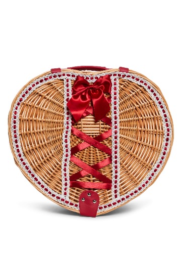 Sweet Sharing Heart Picnic Basket | BROWN / ONE SIZE