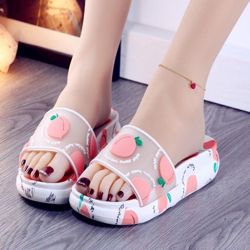 Foodie Sandals - Peaches / 7