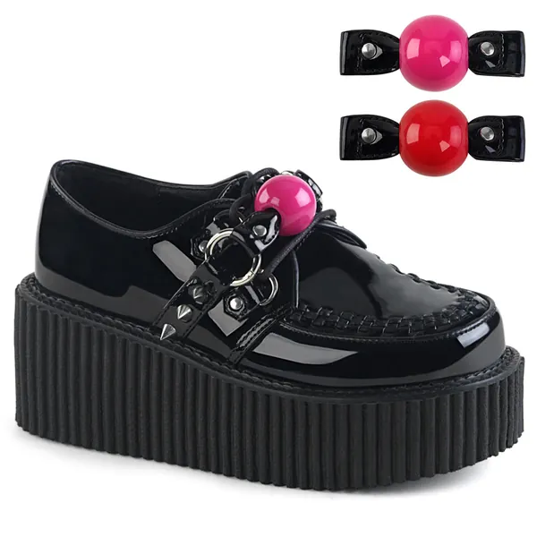 my dream shoes omg Creeper-222 | Black Patent / 9