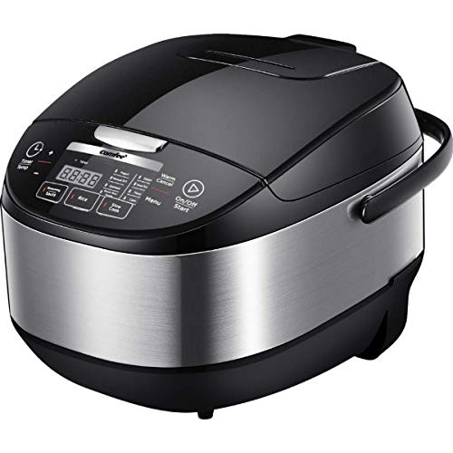 COMFEE' Rice Cooker, Japanese Large Rice Cooker with Fuzzy Logic Technology, 11 Presets, 10 Cup Uncooked/20 Cup Cooked, Auto Keep Warm, 24-Hr Delay Timer - Japanese Rice Cooker