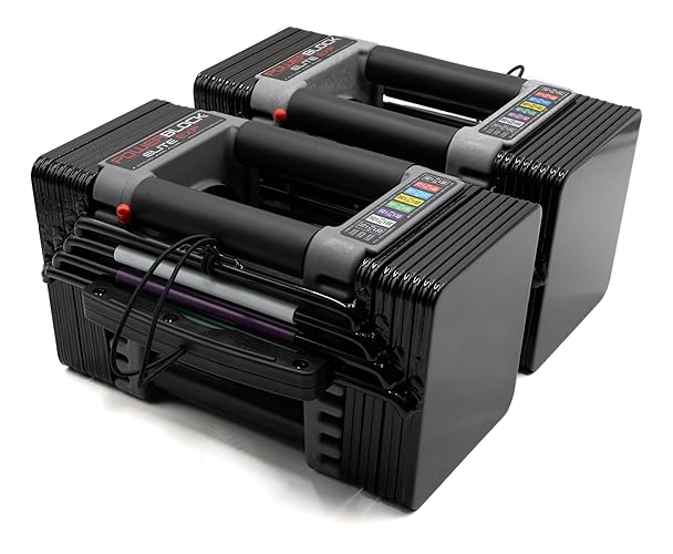 POWERBLOCK Elite EXP Adjustable Dumbbells, Sold in Pairs - Elite EXP Adjustable Dumbbells