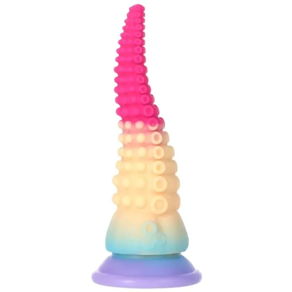 SWEETLORY Long Tapered Tentacle Dildo Fantasy Octopus Sex Toys with Strong Suction Cup, Liquid Silicone Anal Stretcher Butt Plug, Alien Huge Colorful Moving Realistic Monster Prostate Dildo