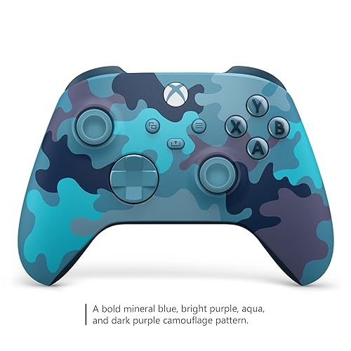 Xbox Special Edition Wireless Gaming Controller – Mineral Camo – Xbox Series X|S, Xbox One, Windows PC, Android, and iOS - Mineral Camo