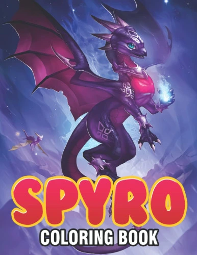 Sp𝘺rọ Coloring Book: Amazing Game Character Designs For Teens Grown Ups To Unwind | Perfect Gifts For Video Game Lovers 