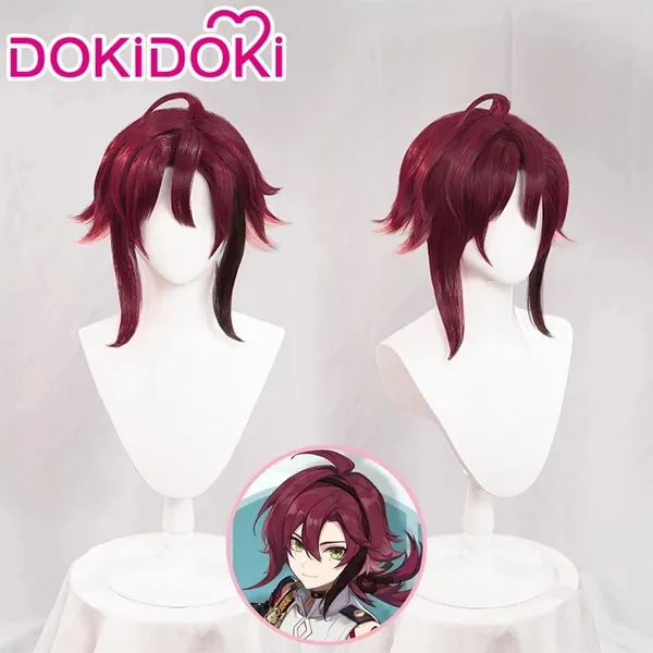 【Ready For Ship】DokiDoki Game Genshin Impact Cosplay Shikanoin Heizou Wig