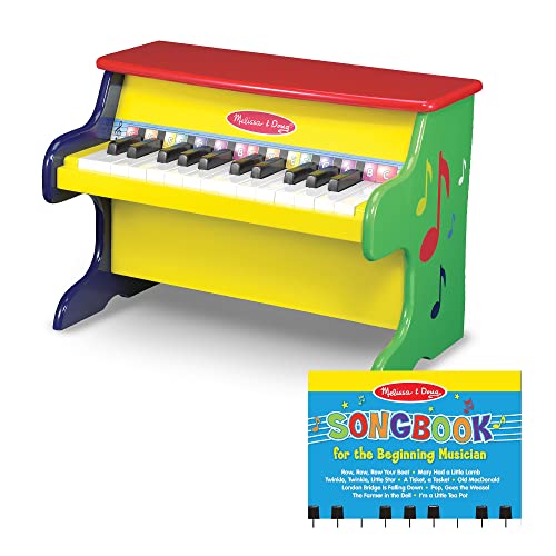 Melissa & Doug Learn-To-Play Piano With 25 Keys and Color-Coded Songbook Toy Piano For Baby, Kids Piano Toy, Toddler Piano Toys For Ages 3+