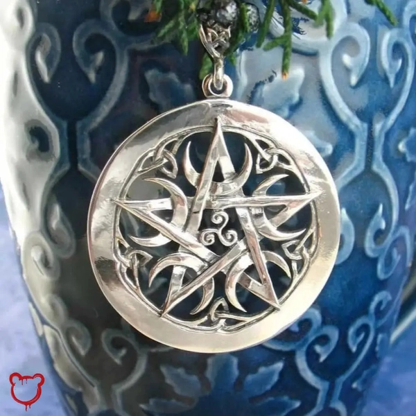 Crescent Pentacle Necklace