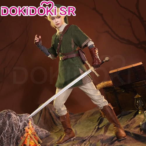 【Costume Ready For Ship】【Size S-3XL】DokiDoki-SR Game  Cosplay Costume Green Suit / Boots | L-Ready for ship