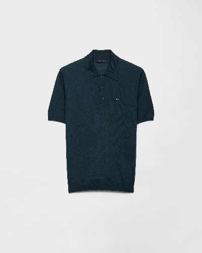 Prada Superfine wool polo shirt