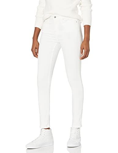 Amazon Essentials Women's Standard New Skinny Jean - 10 Short - White