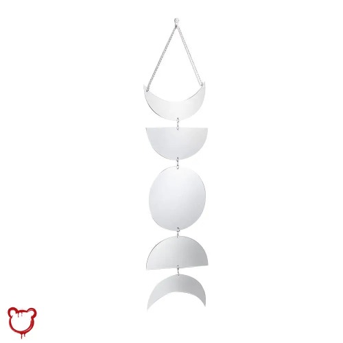 Acrylic Sun Moon Wall Mirror