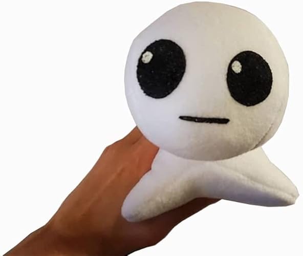 tbh Autism Creature Plush White Yipee Creature Plush Toy, TBH Creature Stuffed Animal Yipeeee Plushie Doll for Boys Girls Kids Birthday Gift