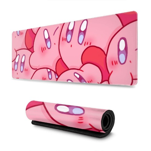 Lakivde Kirby Rectangle Anime Non Slip Rubber Mousepad Mouse Pads/Mouse Mats Case Cover with Designs for Office Home Woman One Size - Pattern_01 One Size