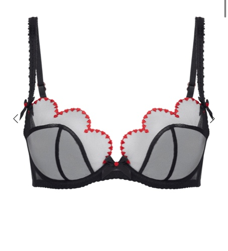 Lorna Heart Plunge Underwired Bra | By Agent Provocateur New In