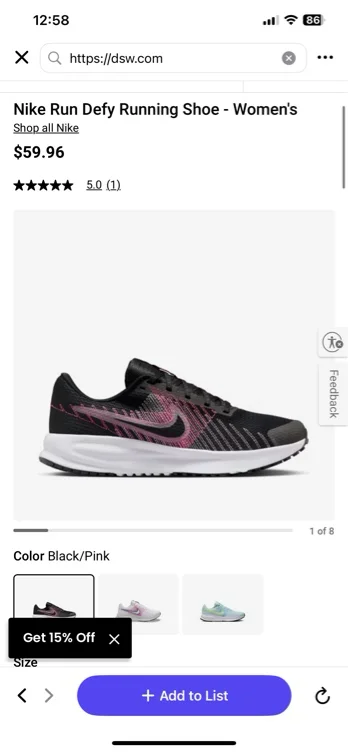 Run Defy Running Shoe - Women's