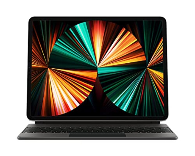 Apple Magic Keyboard: iPad Keyboard and case for iPad Pro 12.9‑inch (3rd, 4th, 5th and 6th Generation), Great Typing Experience, Built-in trackpad, US English - Black - US English - Black