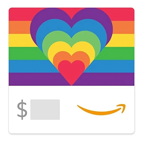 
                            Amazon Gift Card - Rainbow Hearts
                        