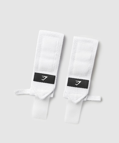 Gymshark Wrist Straps - White | Default Title
