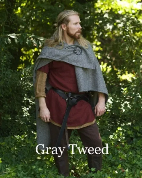 Northman Wool Viking Cloak With Brooch | Etsy