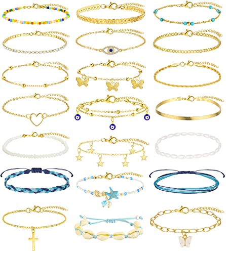 21 Anklet Bracelets