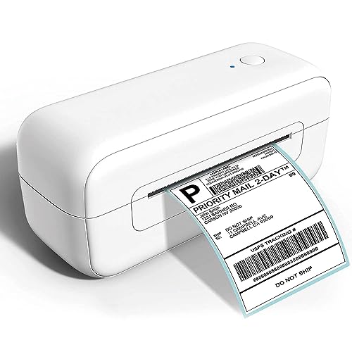 Phomemo Thermal Label Printer, Shipping Label Printer for Mac Windows Chromebook Desktop, Thermal Printer Compatible with Amazon, Ebay, Shopify, Etsy, UPS, FedEx, DHL - White