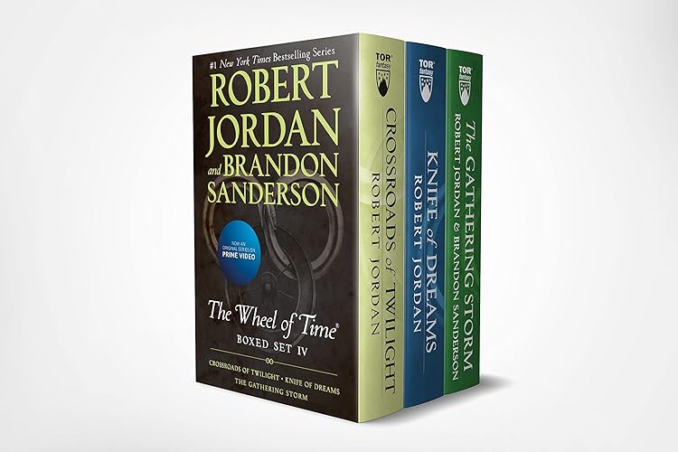 Wheel of Time Premium Boxed Set IV: Books 10-12 (Crossroads of Twilight, Knife of Dreams, The Gathering Storm) - Product Bundle