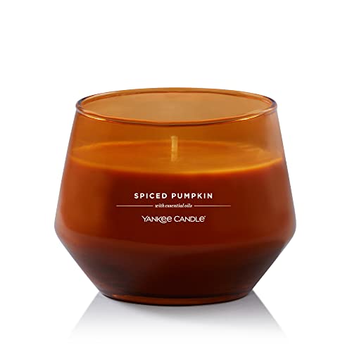 Yankee Candle Studio Medium Candle, Spiced Pumpkin, 10 oz, Home Décor - 1 Count (Pack of 1)
