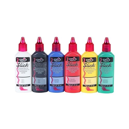 Tulip • Dimensional fabric paint Slick 6pcs