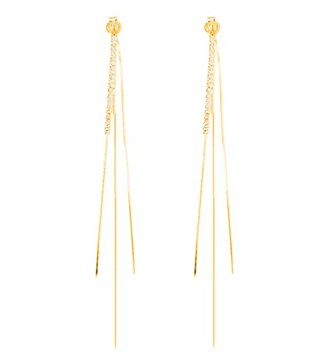 Long Gold Earrings