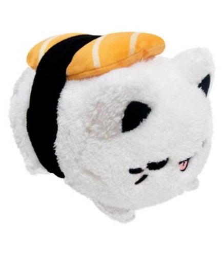 Salmon Sushi Meowchi Plush  7" - Sushi Meowchi Plush Salmon