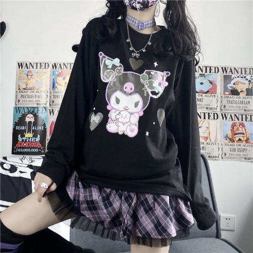 Pastel Goth Bunny Crewneck - XL
