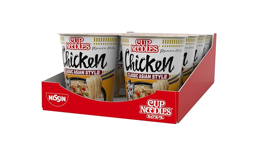 Nissin Cup Noodles – Tasty Chicken, 8er Pack