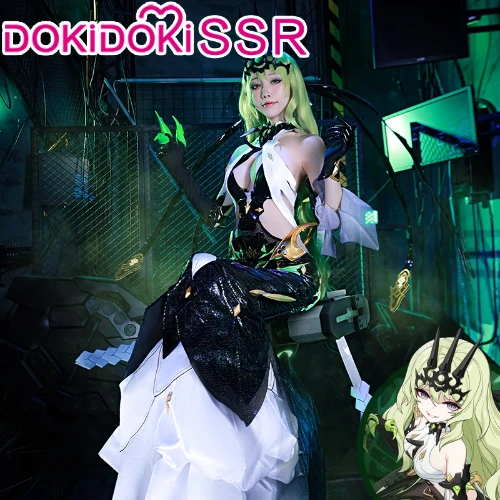 Mobius Cosplay z grą Honkai Impact 3 przebranie na karnawał dokidoki-ssr Halloween kobiety czarna długa sukienka Honkai Impact 3 boże narodzenie - AliExpress 200000532